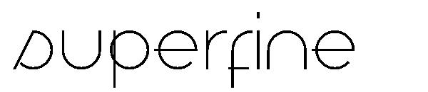 SuperFine字体