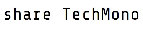 share TechMono字体