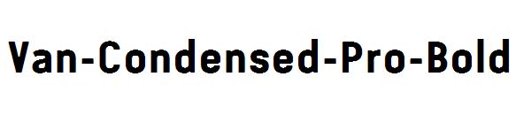 Van-Condensed-Pro-Bold字体