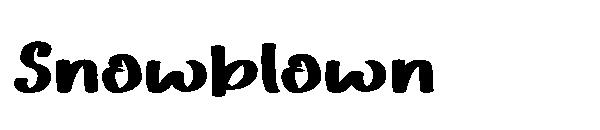 Snowblown字体