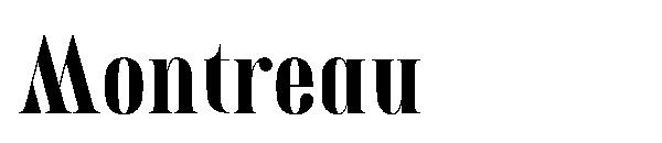 Montreau字体