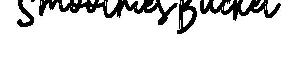 SmoothiesBucket字体