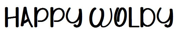 HAPPY WOLDY字体