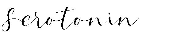 Serotonin字体