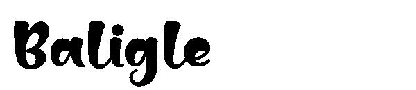 Baligle字体