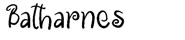 Batharnes字体