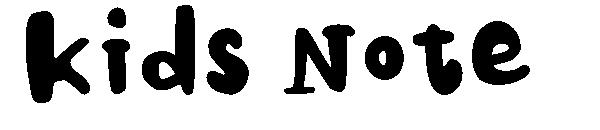 Kids Note字体