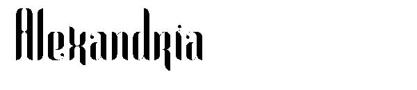 Alexandria字体