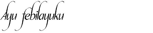 Ayu febilayuku字体