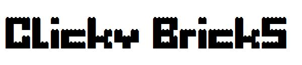 Clicky Bricks字体