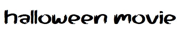 halloween movie字体