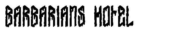 Barbarians Hotel字体