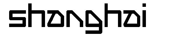 Shanghai字体