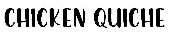 Chicken Quiche字体