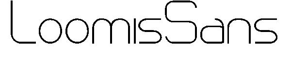 LoomisSans字体