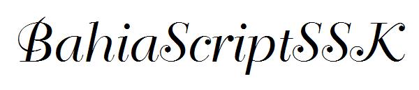 BahiaScriptSSK字体
