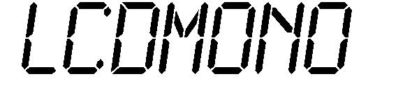 lcdmono字体
