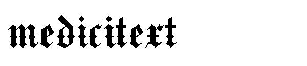 medicitext字体