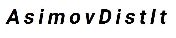 AsimovDistIt字体