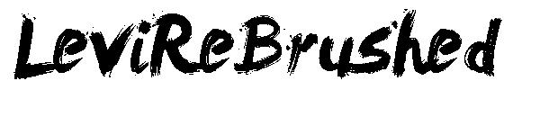 LeviReBrushed字体