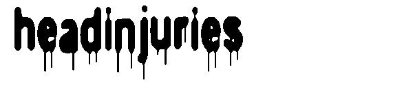 headinjuries字体