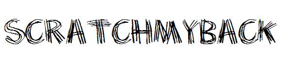 scratchmyback字体