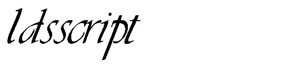 ldsscript字体