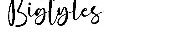Bigtyles字体