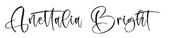 Anettalia Bright字体