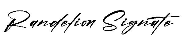 Randelion Signate字体