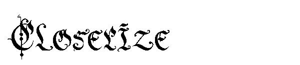 Closerize字体