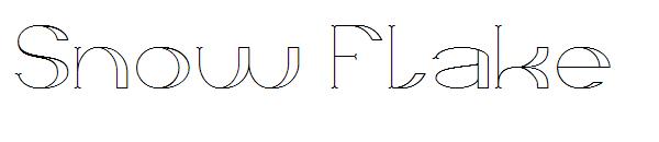 Snow Flake字体
