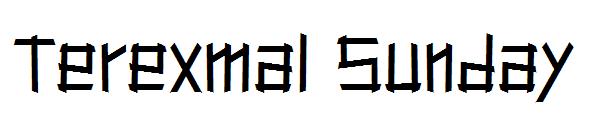 Terexmal Sunday字体