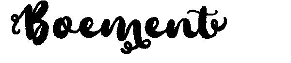 Boement字体