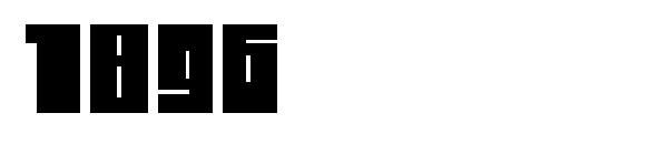 1896字体