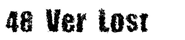 48 Ver Lost字体
