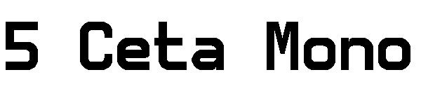 5 Ceta Mono字体