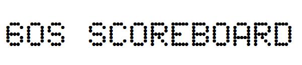 60s Scoreboard字体