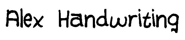 Alex Handwriting字体