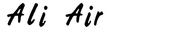Ali Air字体