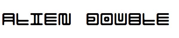 Alien Double字体