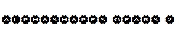 AlphaShapes gears 2字体