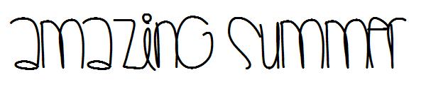 Amazing Summer字体