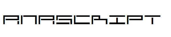 AnaScript字体