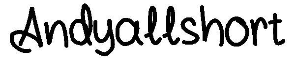 Andyallshort字体