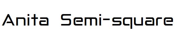 Anita Semi-square字体