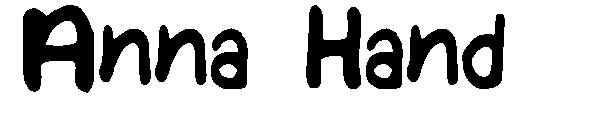 Anna Hand字体