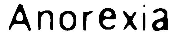 Anorexia字体