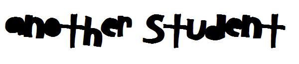 Another Student字体