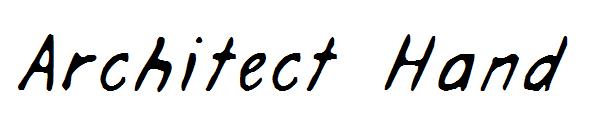 Architect Hand字体